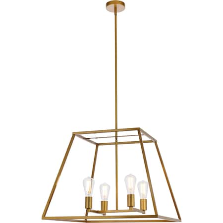 Declan 24 Inch Pendant In Brass